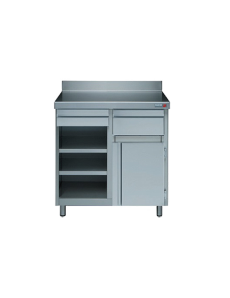 muebles bar cafeteroacero inoxidable