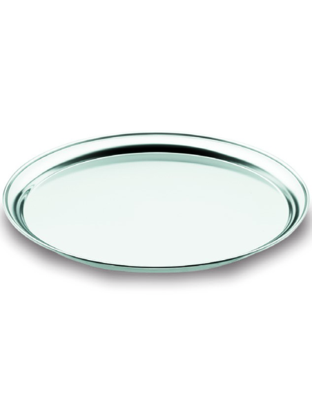 bandeja camarero pulida oval inox