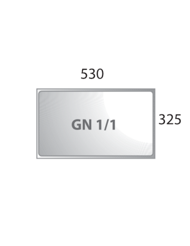 Bandeja gastronorm inox