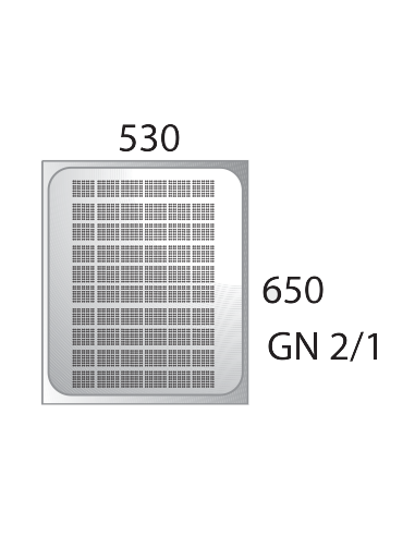 Bandeja gastronorm inox perforada