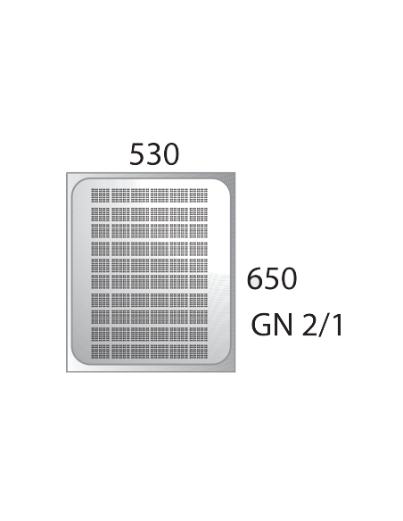 Bandeja gastronorm inox perforada
