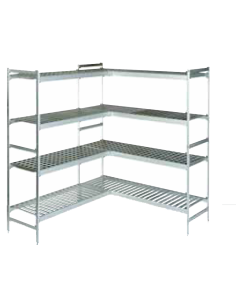 Estantería Aluminio y Polietileno /Fondo 46 cm.