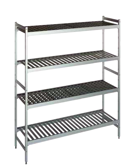 Estantería Aluminio y Polietileno /Fondo 46 cm.