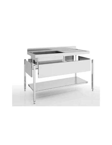 Fregadero Gran Capacidad Fondo 700 Inox