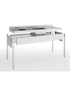 Fregadero para Desbarazado Fondo 70 cm.