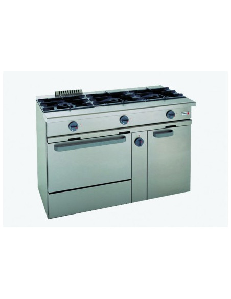 cocinas de gas  con horno 3 fuegos