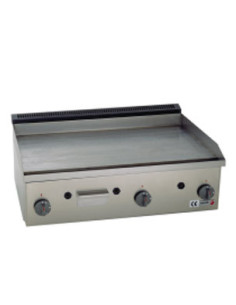 plancha sobremesa gas superficie cromo 2
