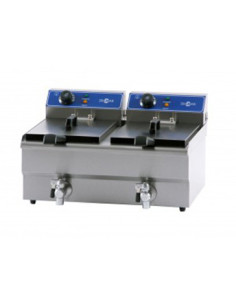 Freidora Electrica 6+6L 4+4Kw irimar